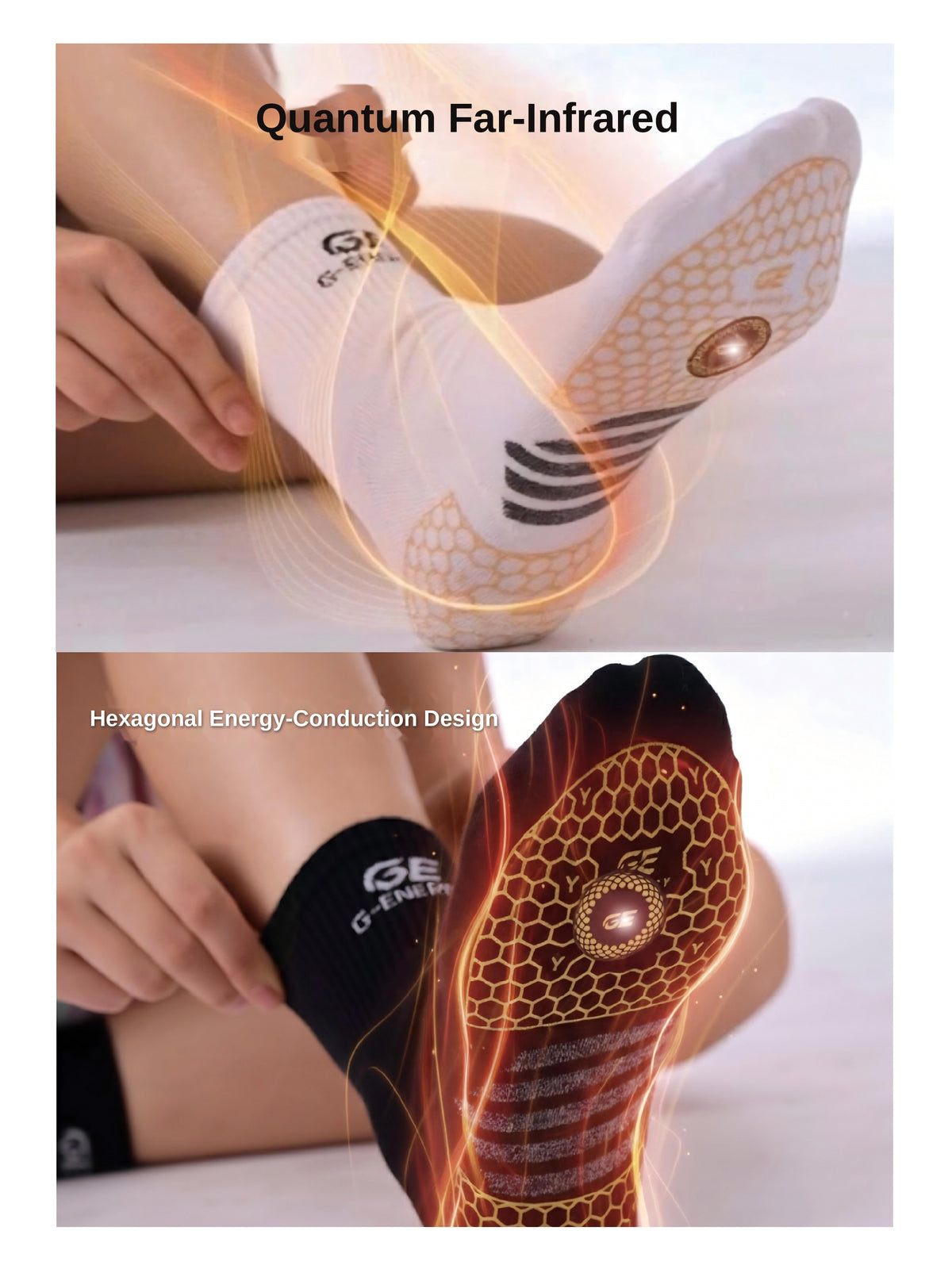 G-Energy Quantum Far-Infrared Socks — Boost Circulation in 10 Seconds"