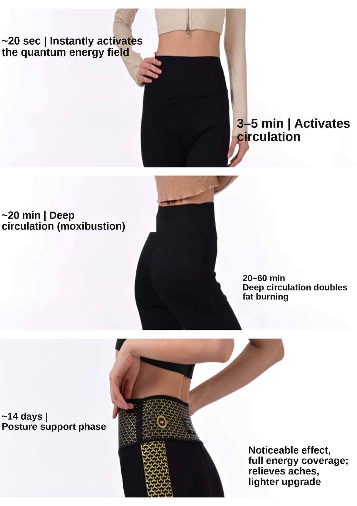AI Quantum Far Infrared Sports Sculpting tights