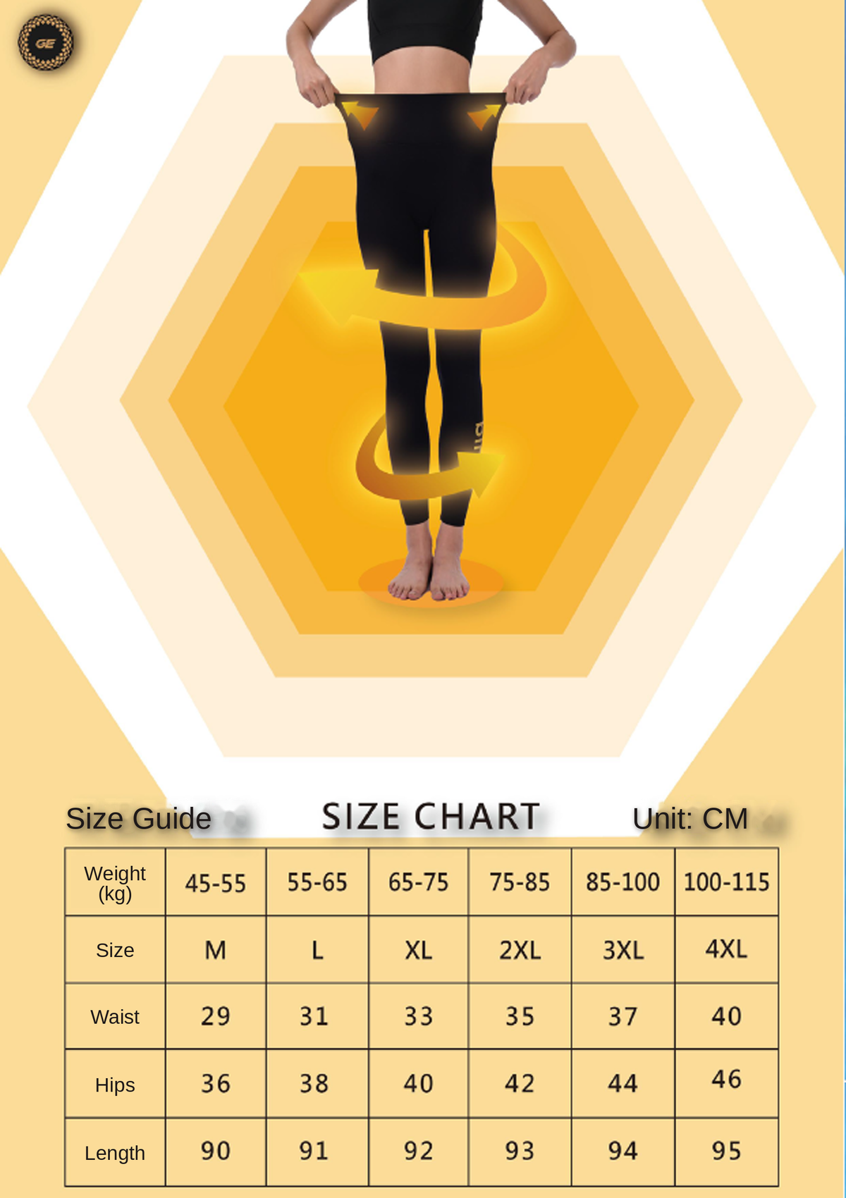 AI Quantum Far Infrared Sports Sculpting tights
