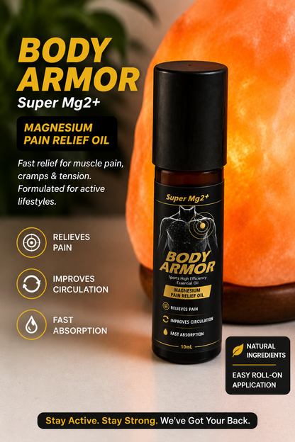 Body Armor High Performance Magnesium Essential Oil (New Mint)