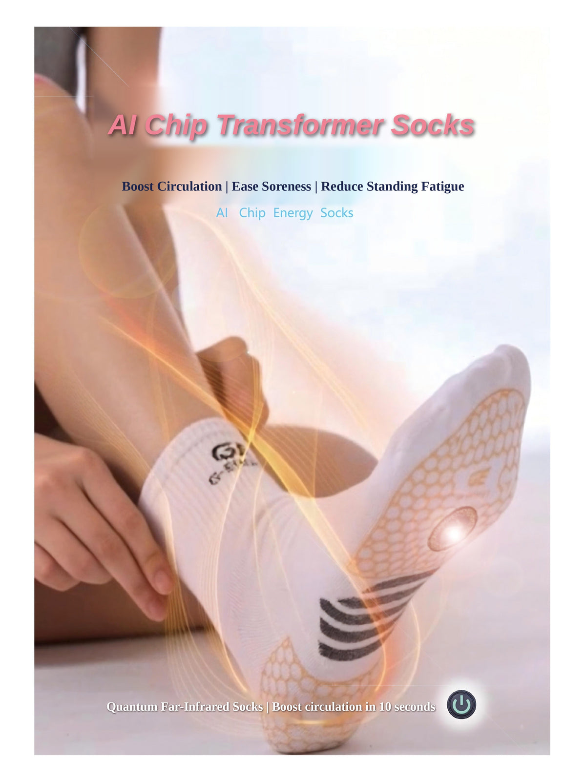 G-Energy Quantum Far-Infrared Socks  — Boost Circulation in 10 Seconds"
